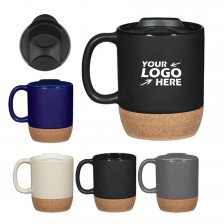 Ceramic Mug with Cork Bottom